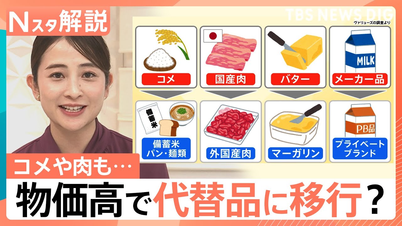 【 お米や肉も&ldquo;代替品&rdquo;に？】物価高で「バター」&rarr;「マーガリン」　来年も&ldquo;値上げ&rdquo;続く見通し【Nスタ解説】｜TBS&nbsp;NEWS&nbsp;DIG