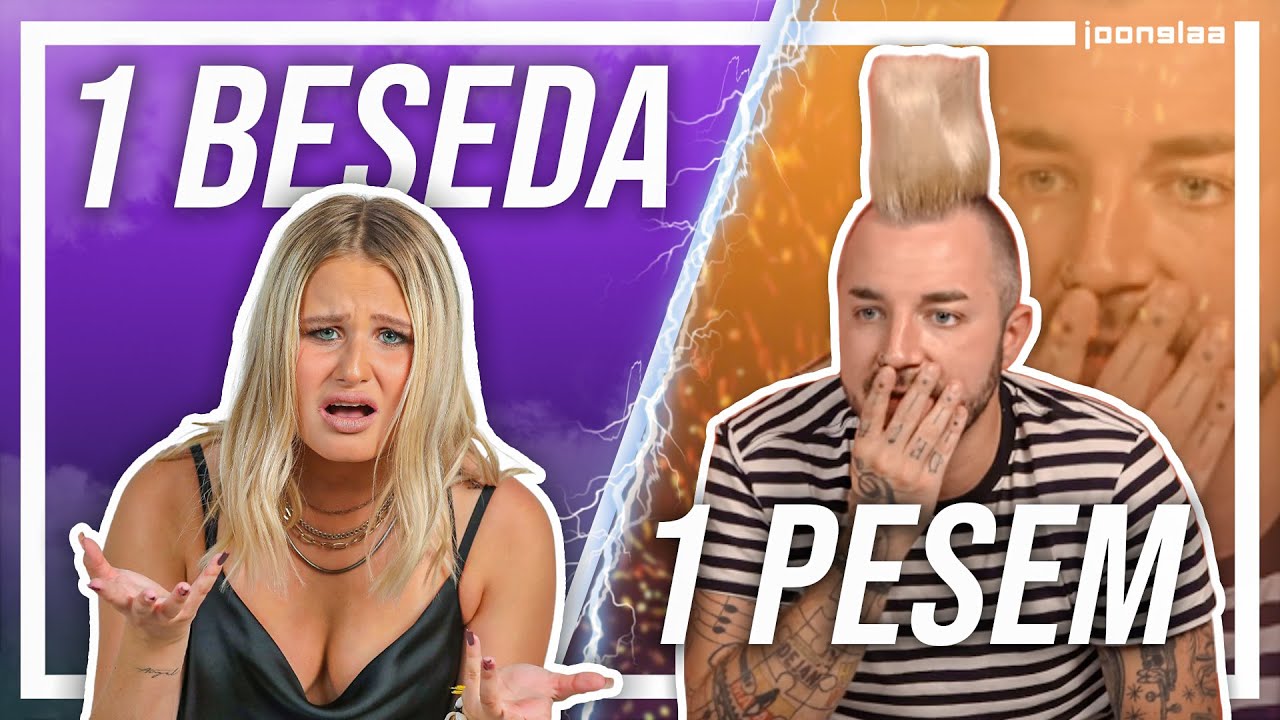 1 BESEDA 💬, 1 PESEM 🎵 | ULA LOŽAR & DEJAN DOGAJA
