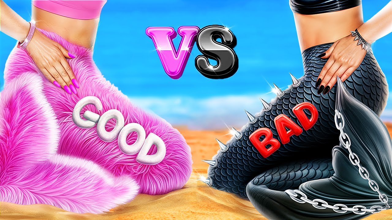 We Became MERMAIDs! | Good Mermaid vs Bad Mermaid