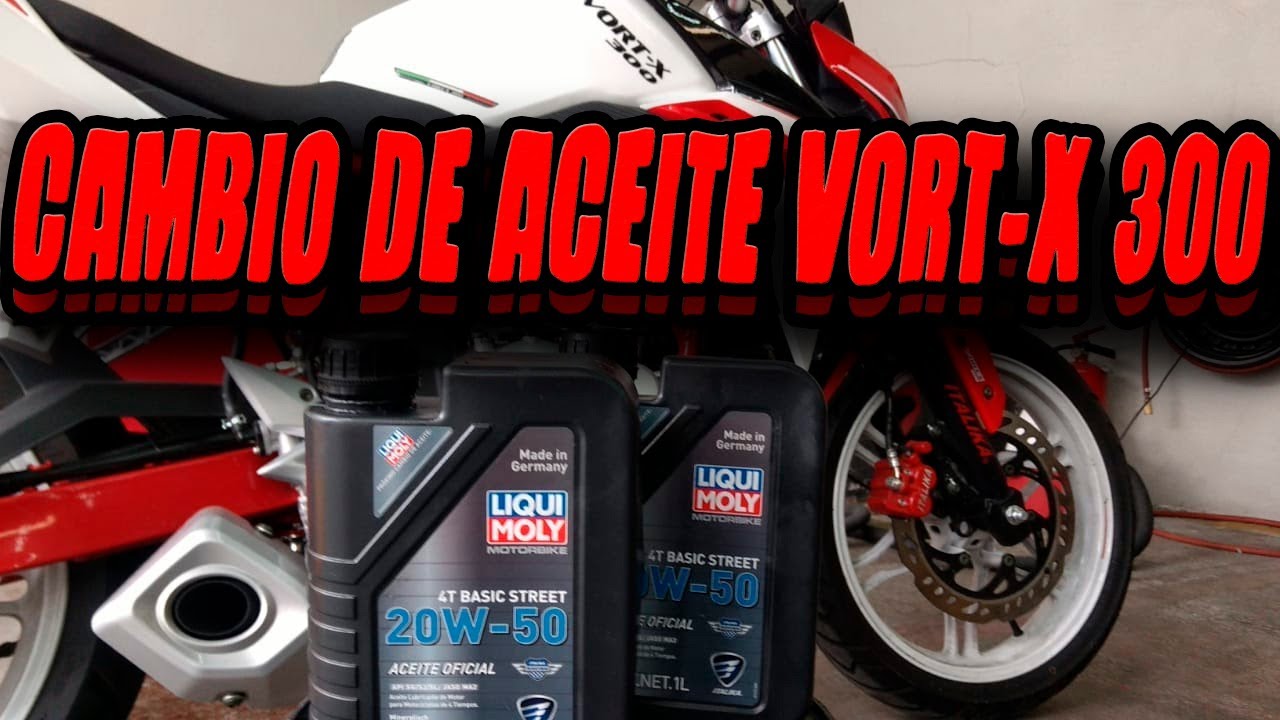CAMBIO DE ACEITE ITALIKA VORT-X 300 (PRIMER SERVICIO 500 KMS)