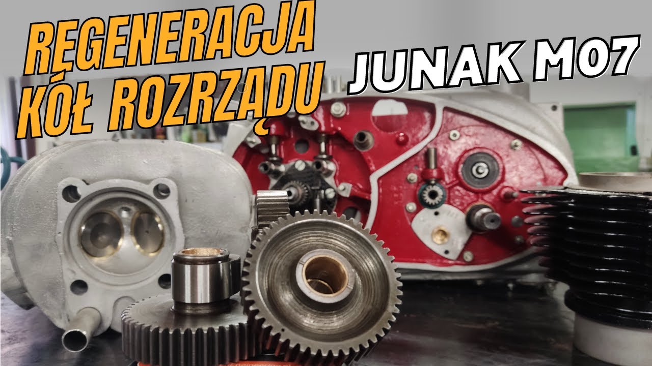 Kolejny etap remontu silnika Junaka M07 zakończony.
