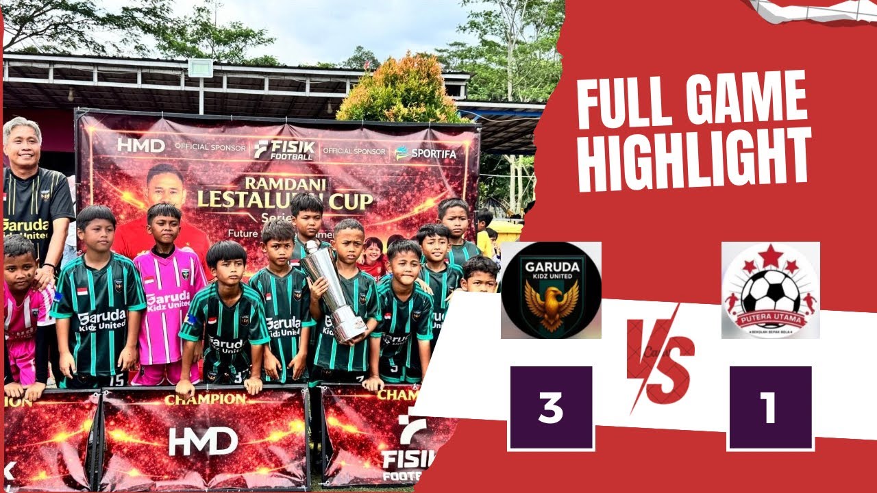 💪🏻COME BACK & MENANG MEYAKINKAN! Garuda Kids 3-1 Putra Utama | Road to semifinal Ramdani Cup