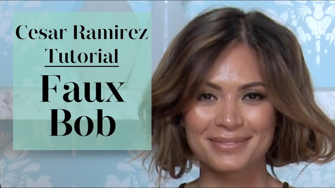 How To Create A Fake Short Bob | Cesar Ramirez for Modamob #5