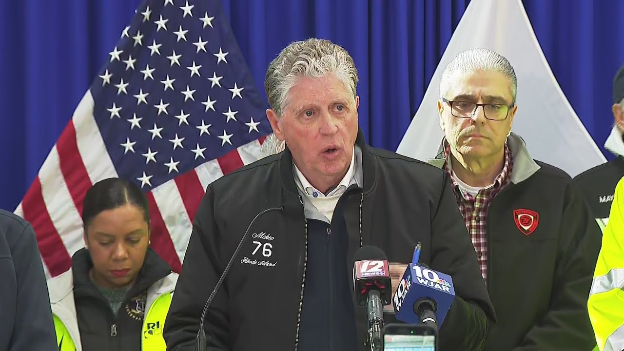 Tuesday 10:30am: RI Gov. McKee is providing an update on cleanup efforts following the blizzard