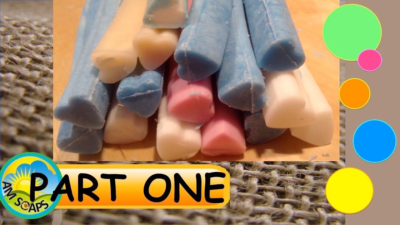 Making Heart and Butterfly Embeds For Cold Process Soap - PART ONE