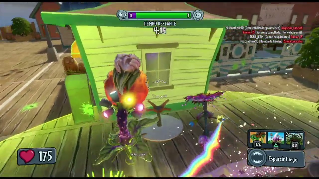 Plants vs Zombies GW Jardines y Cementerios, Carnívora De Fuego, 21 Derrotados