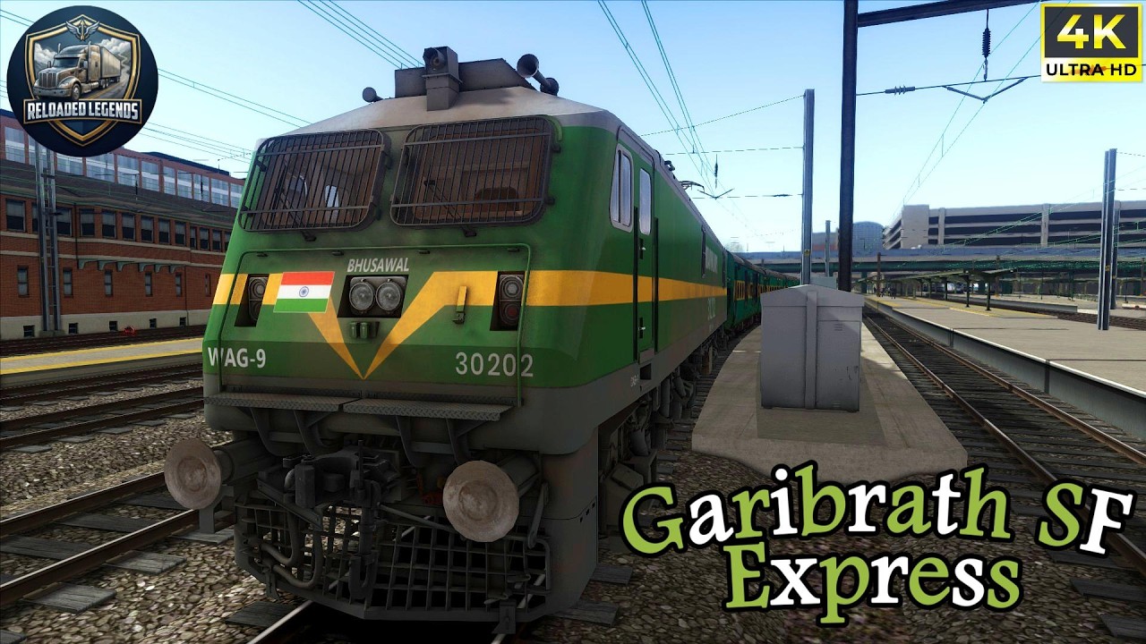 Hyderabad to Secunderabad Garibrath Express #garibrathexpress #railworks #trainvideo #indianrailways