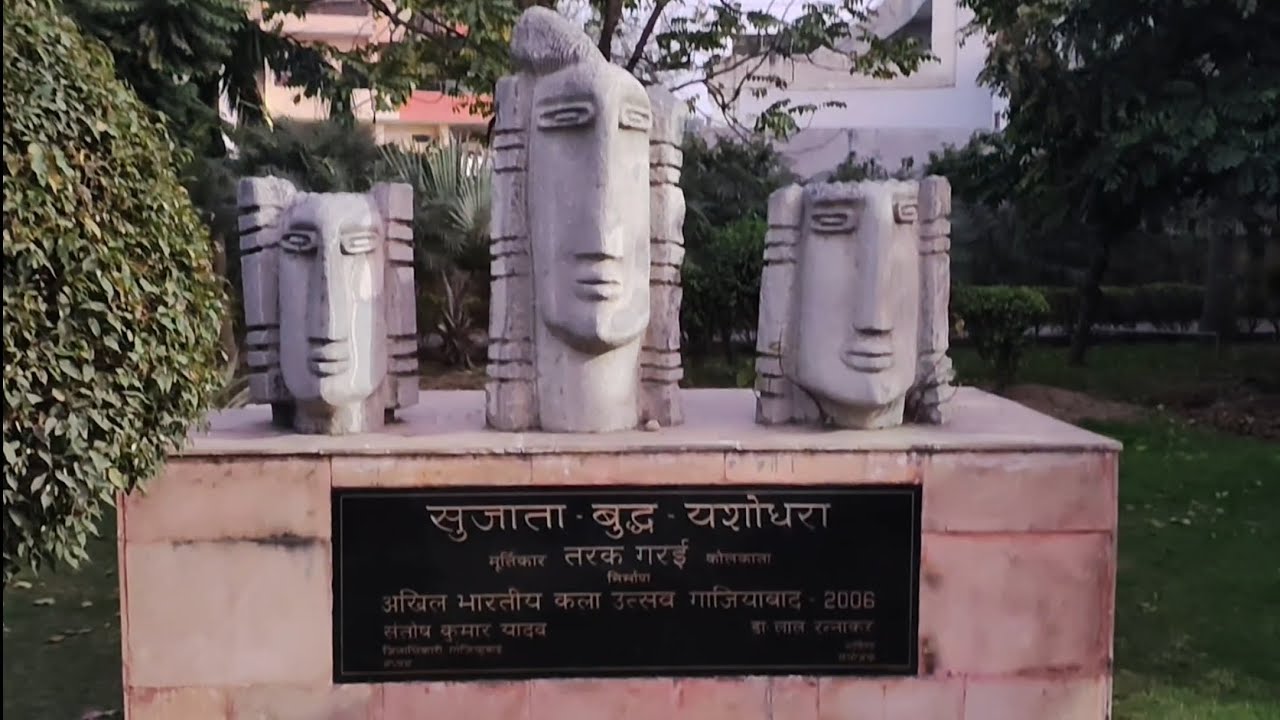 Sculpture Park sanjay nager sec 23 Mama bhanje ki jodi ghaziabad Delhi NCR video by Dinesh kathait 