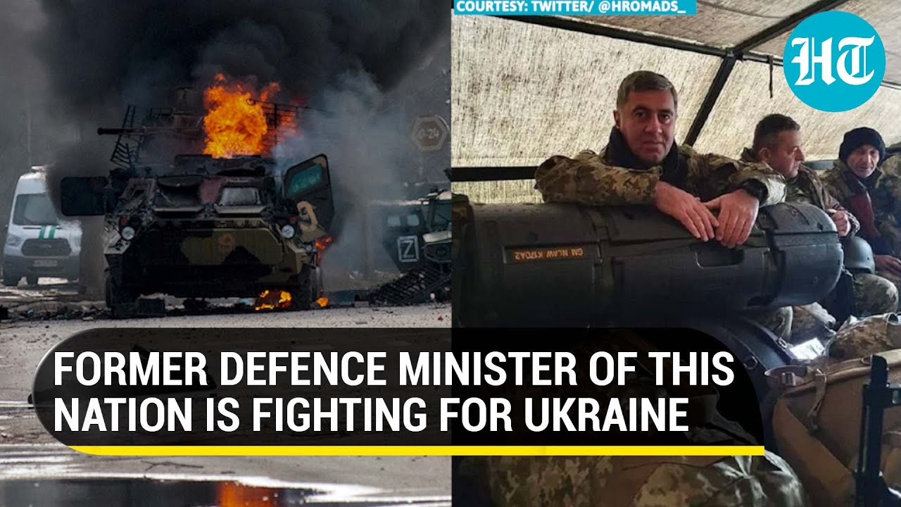 Former Defence Minister on Ukraine battlefield | Georgia's ex-minister joins fight against Russia