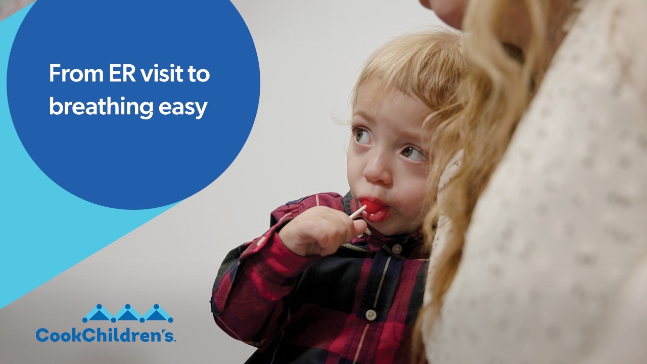 From ER visit to breathing easy: Casey's story | Pulmonology | Cook Children's