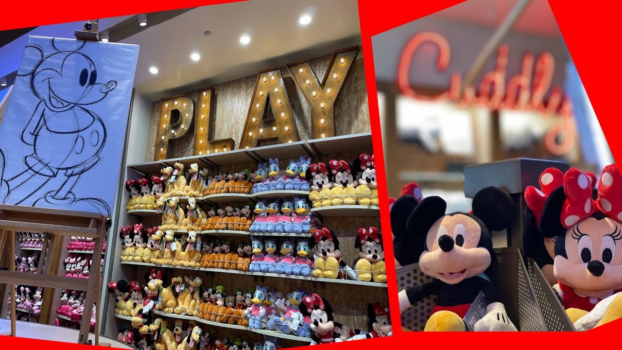 ALL THE PLUSH in the WORLD OF DISNEY STORE w/prices!