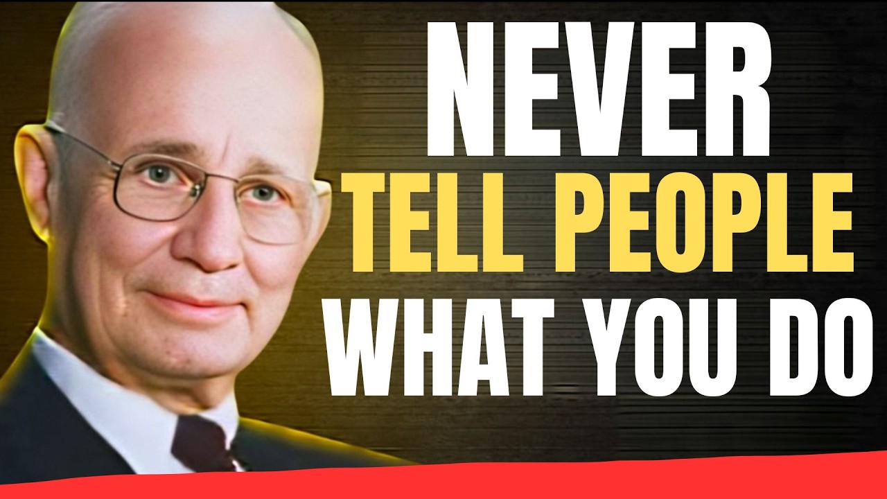 Never Tell People What You Do || Napoleon Hill