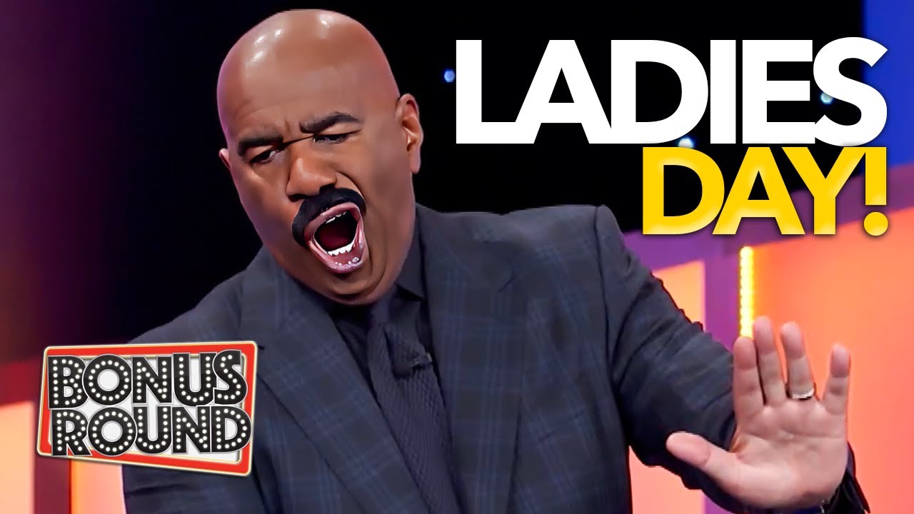 Ladies Day At Family Feud With STEVE HARVEY!