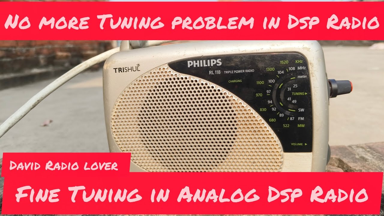 No More Tuning Problem in DSP Radio! : कैसे लगाएं अपने DSP रेडियो में Fine Tuner! @David_Radio_lover