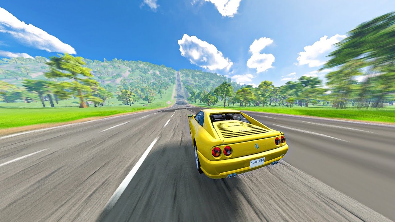 Instant 600 MPH Acceleration: Which BeamNG Car Survives! 🔥 - BeamNG Drive #96