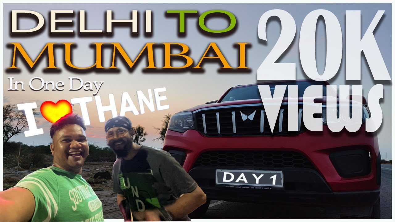 DELHI TO MUMBAI In 22Hrs | Delhi Mumbai Expressway in SCORPIO N