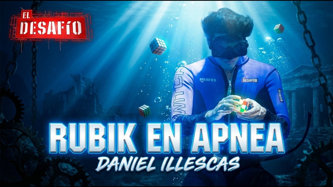 ¿Es humano? Daniel Illescas completa el cubo de Rubik en apnea - El Desafío