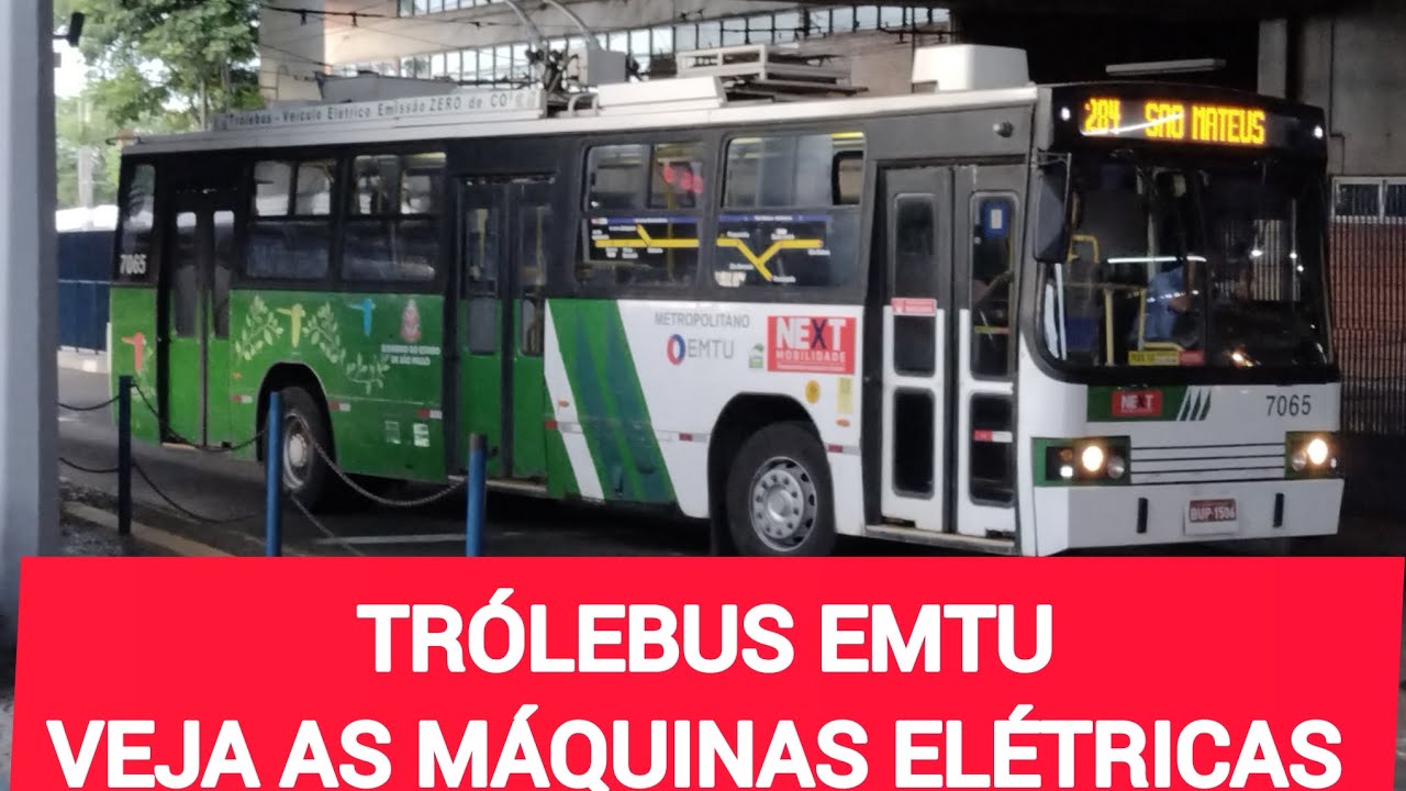 TRÓLEBUS EMTU NO TERMINAL SÃO MATEUS 🚎 16/02/2023