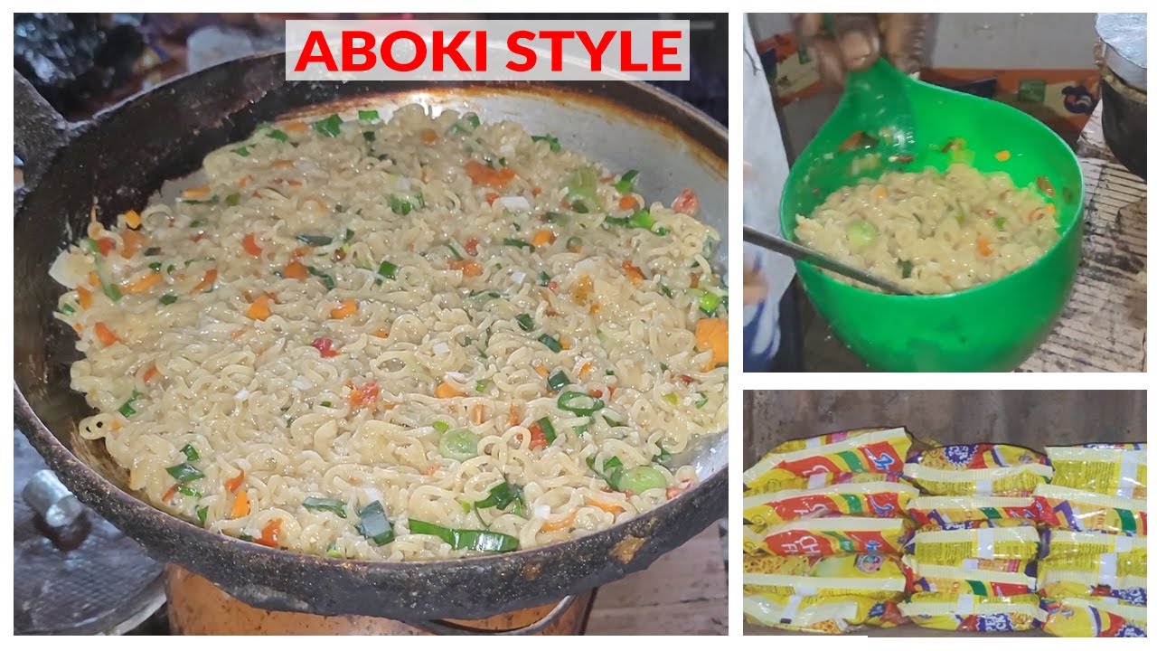 Street Food - Aboki-Style Mai Shayi FRIED NOODLES