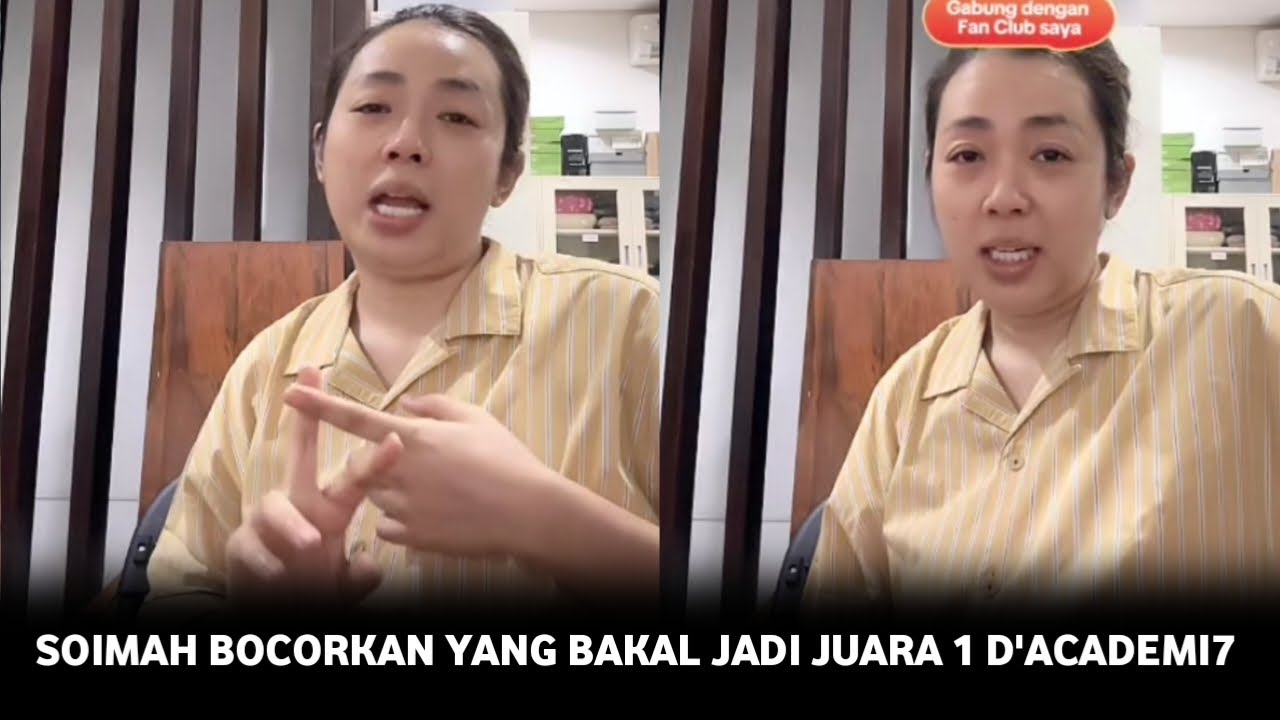 Live Tiktok - Soimah Keceplosan Yang Bakal Jadi Juara Satu D'Academi7 Sudah Terbongkar