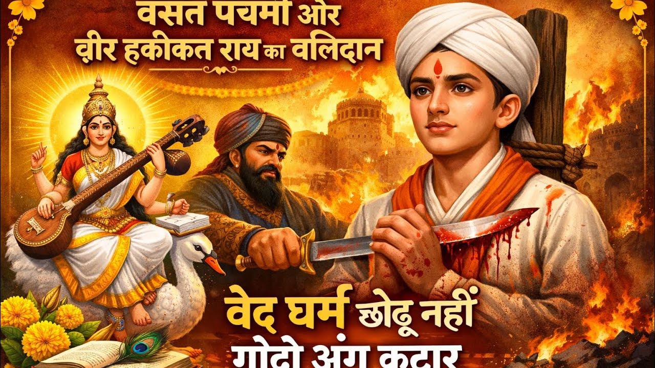 बसंत पंचमी और वीर हकीकत राय का बलिदान/ब्रह्म विद्या और क्षात्र धर्म का अद्भुत संयोग@Acharyaanujj 