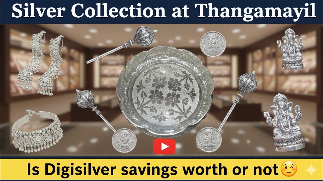 IS DIGISILVER SAVINGS WORTH OR NOT🤔/Thangamayil Silver collection & 🎁 collection with wastage offer