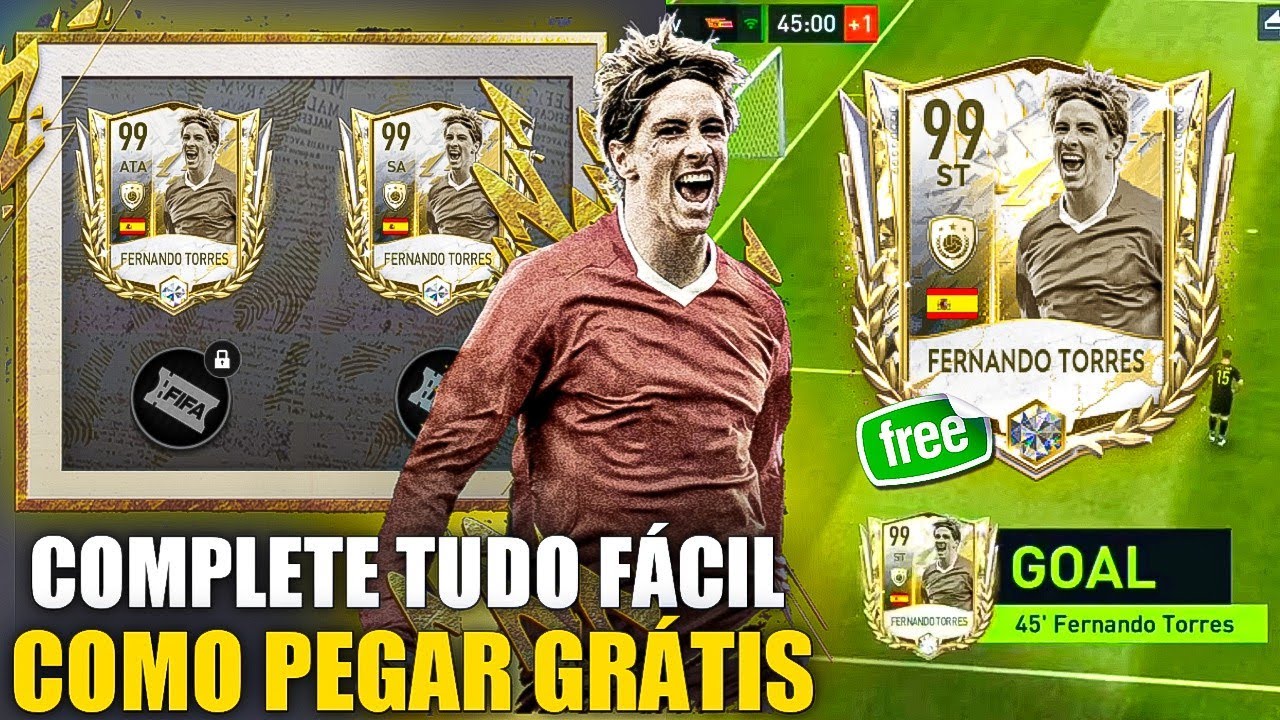 COMO RESGATAR O F. TORRES 99 &Iacute;CON PRIME F&Aacute;CIL E GR&Aacute;TIS🔥 F2P PRIME &Iacute;CON FIFA MOBILE 22