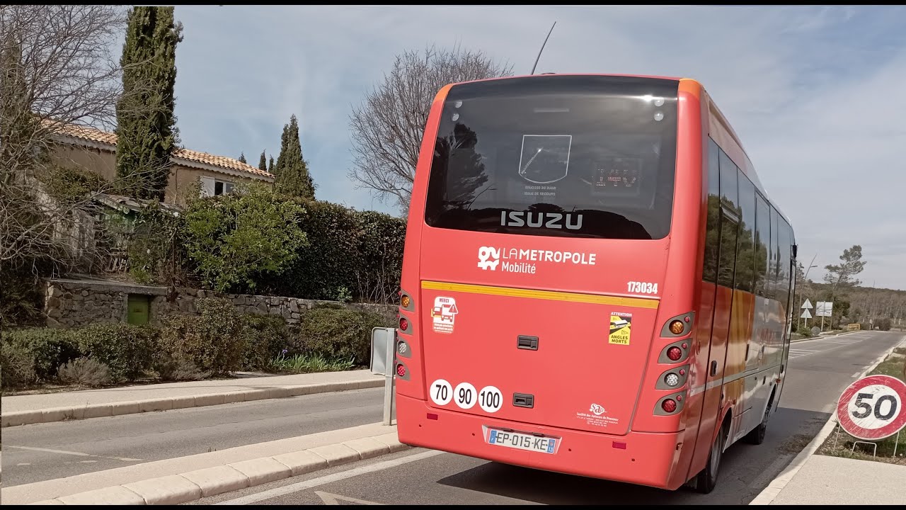 [Pays d'Aix Mobilité] Isuzu Turquoise €6 sur la ligne 140 destination Gouirand