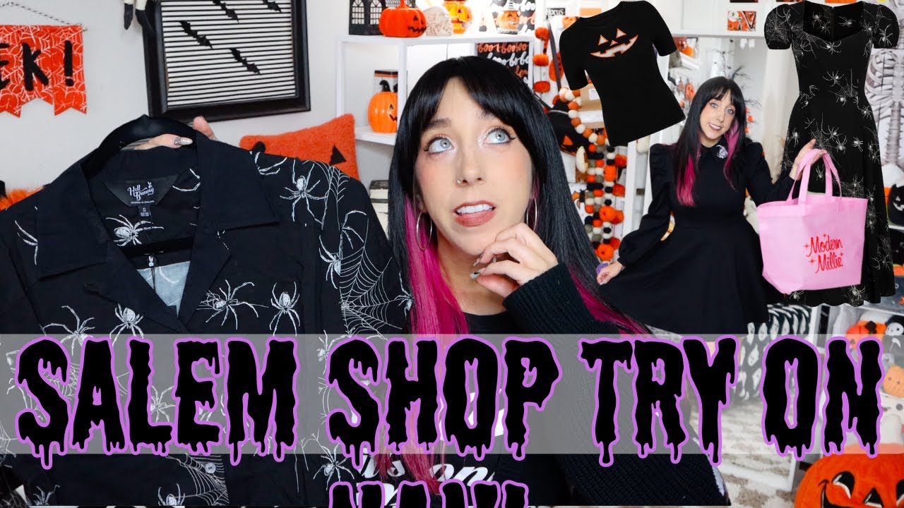 Spooky SALEM Fashion Try On Haul | Halloween Outfits, Modern Millie!