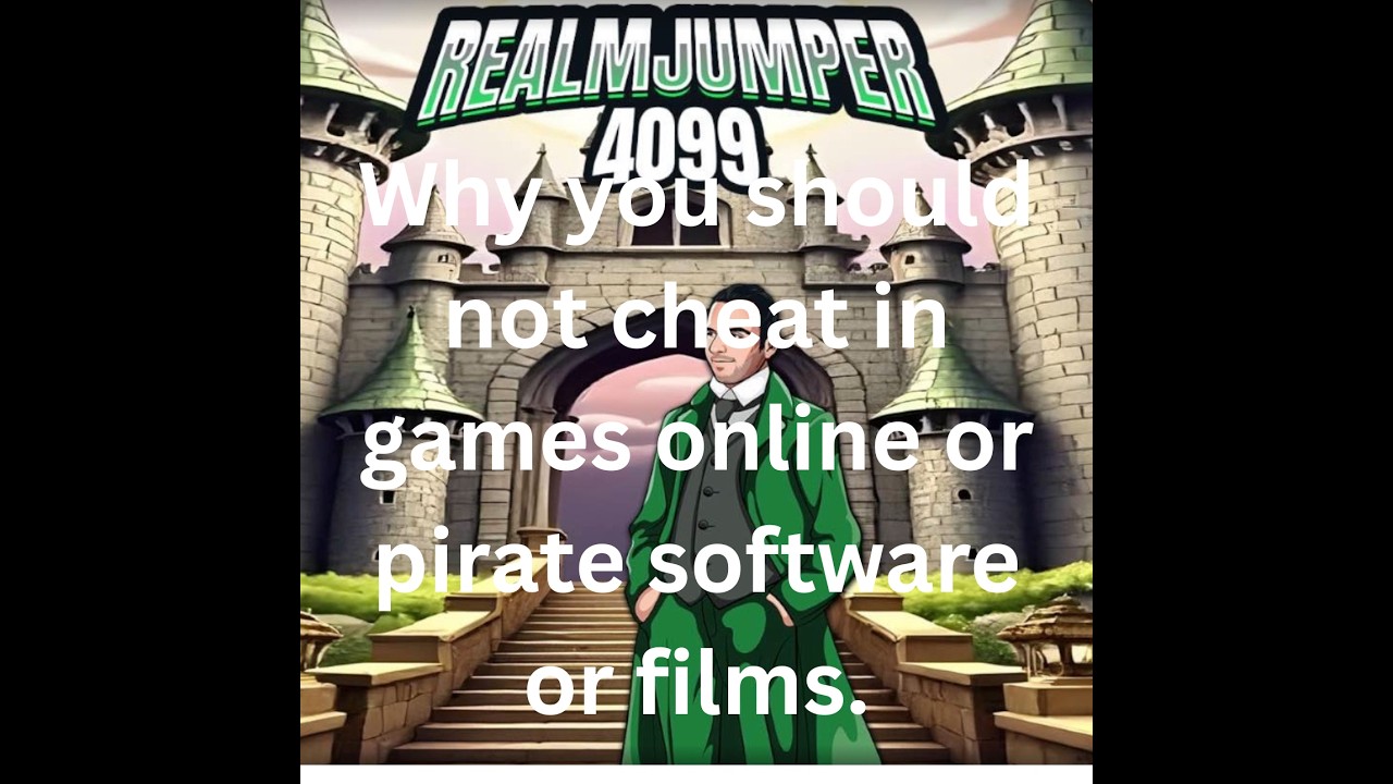 Why you should not cheat or pirate software or games.