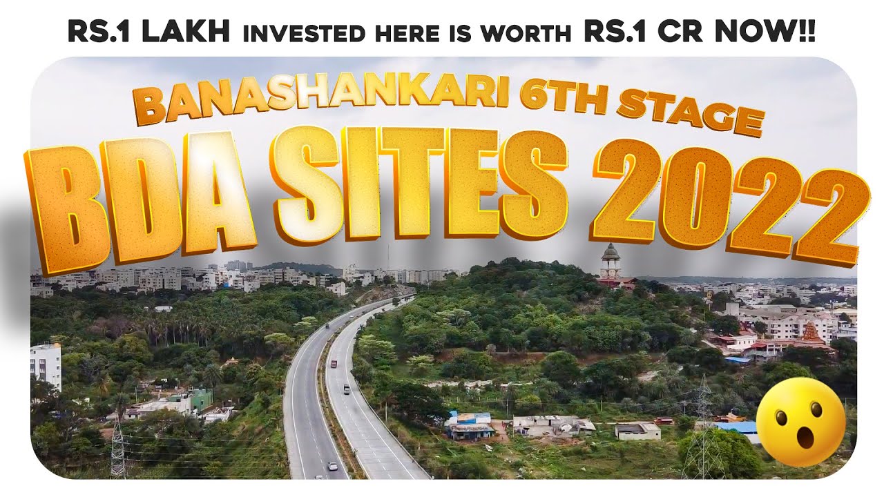 BDA Sites For Sale | BDA E-Auction 2022 | Banashankari 6th Stage
