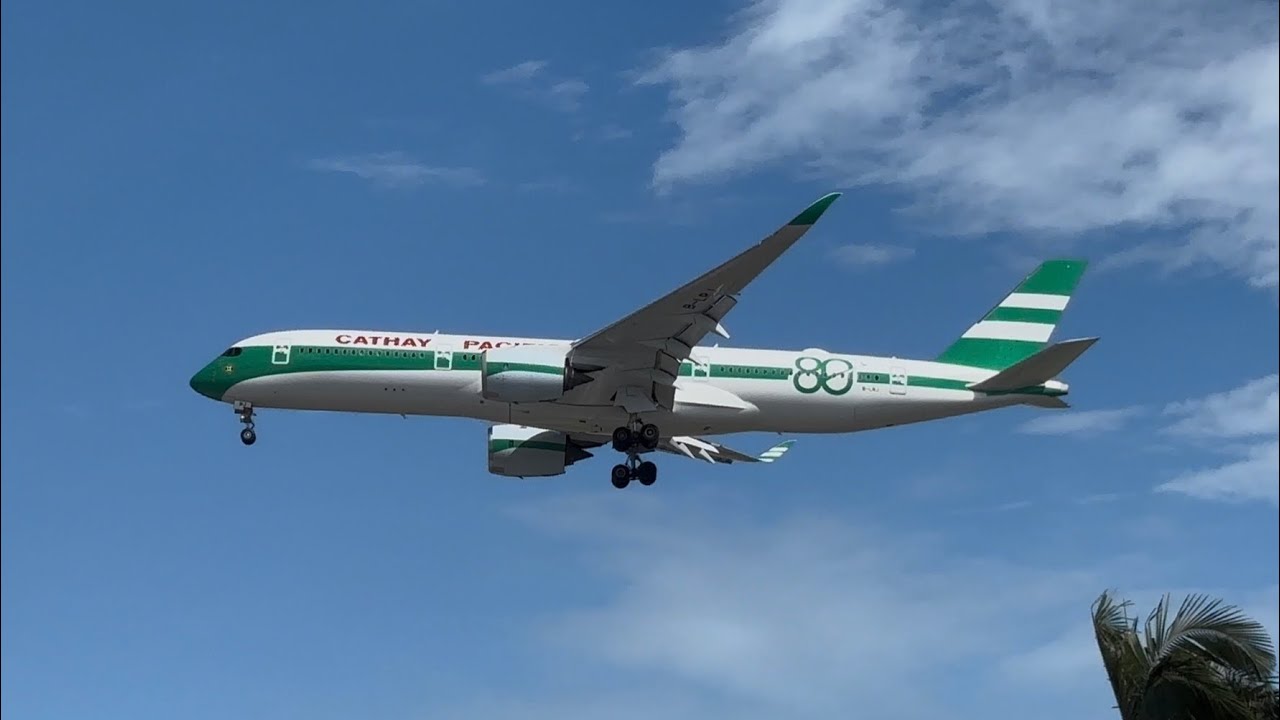 15+ minutes of sunny, clear and cloudy arrivals in the afternoon at Changi