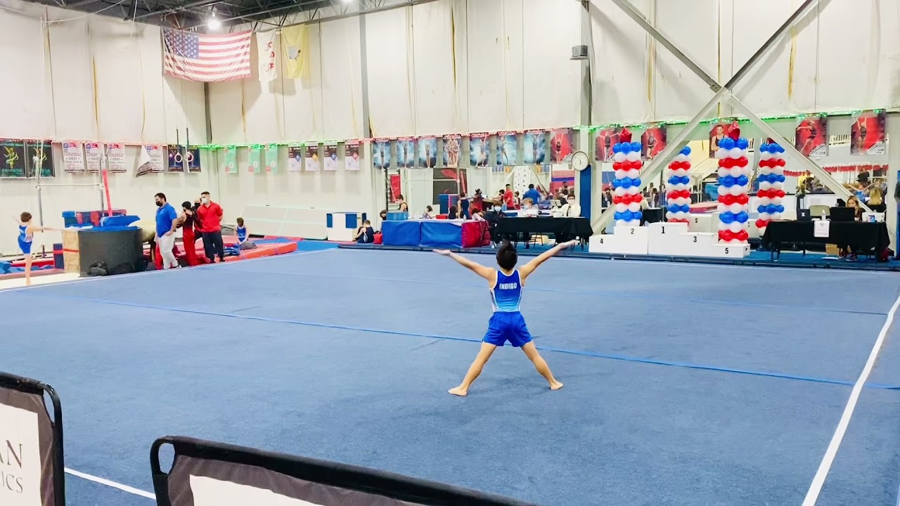 Men’s Gymnastics, First Place All Around Level 51, 9 years old, Jan 2022
