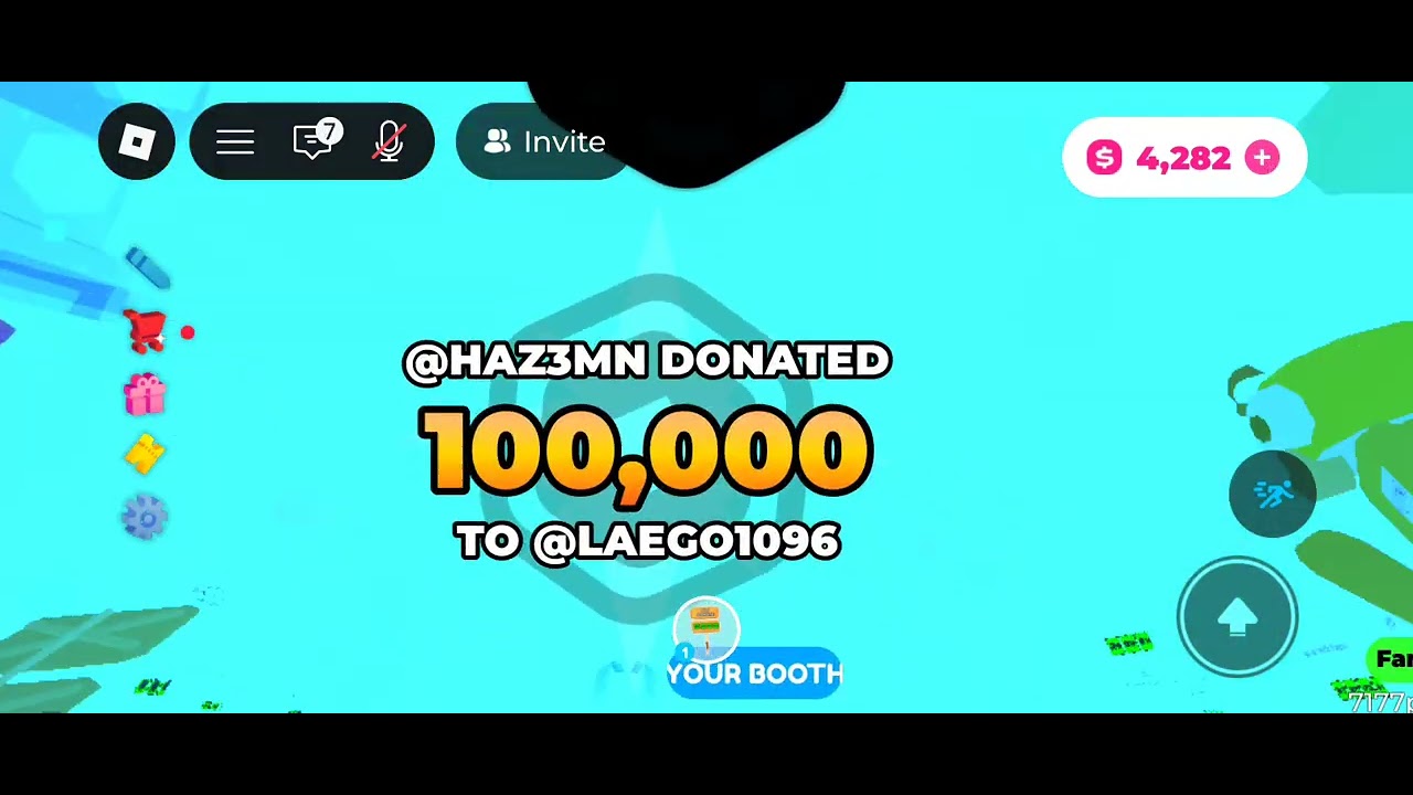 Hazem just destroyed his server on pls donate 💸