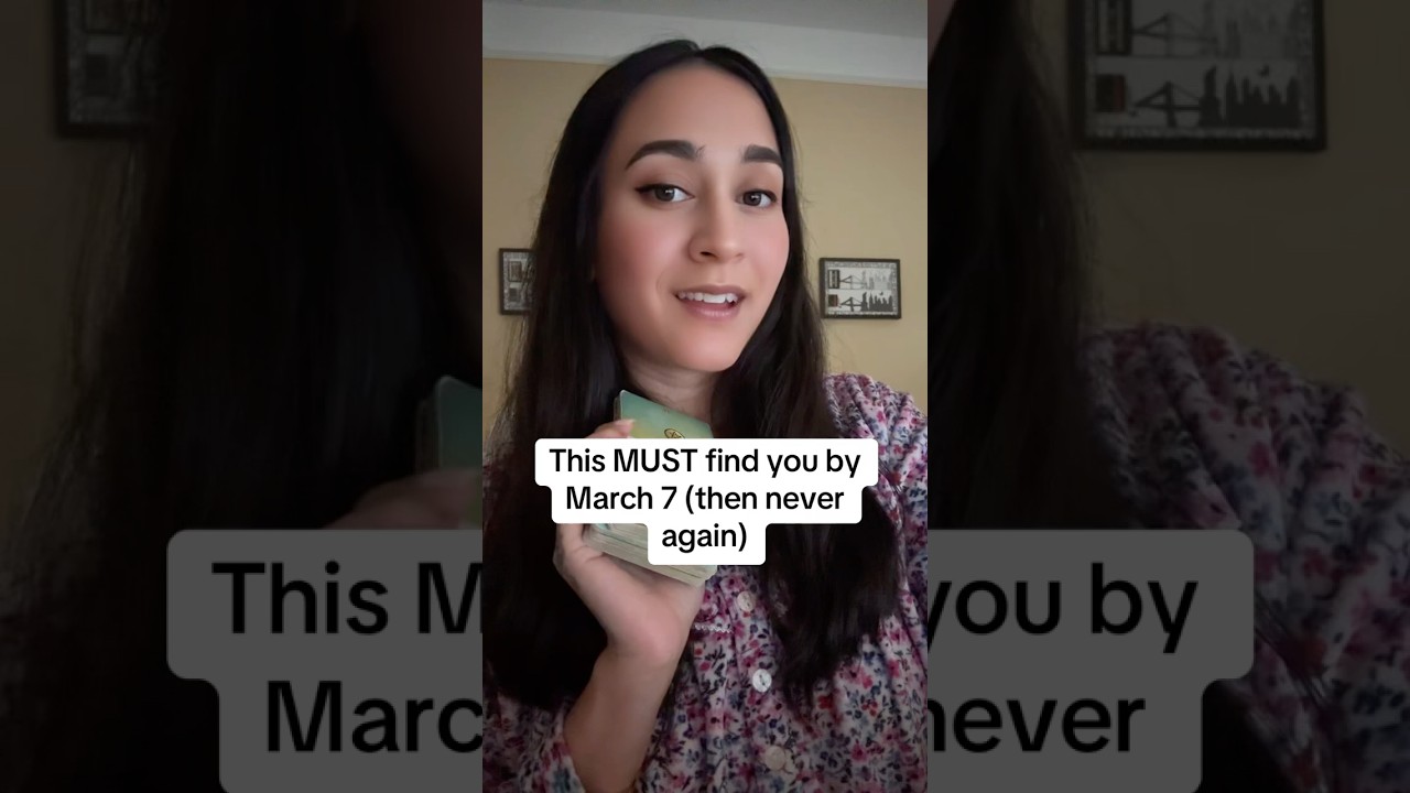 This MUST find you by March 7 (then never again)