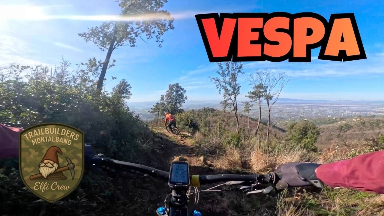 dalla punta più alta del Montalbano: VESPA TRAIL mtb enduro