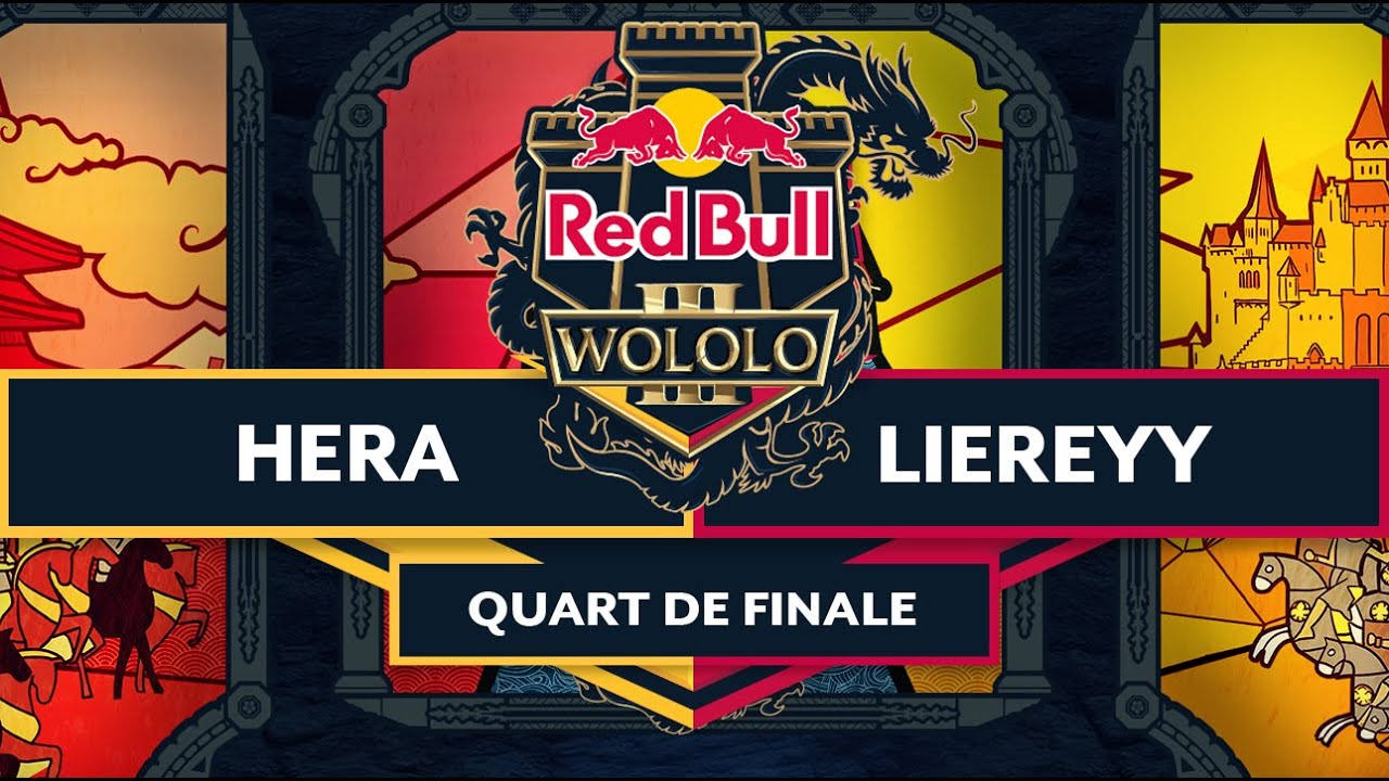 AOE 2 DE - REDBULL WOLOLO 3 - QUART DE FINALE ! HERA vs LIEREYY