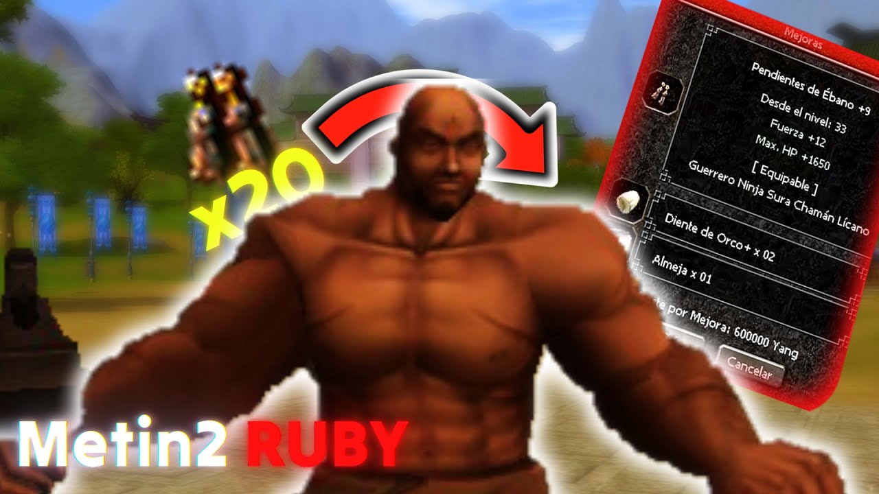 Tire 20 ÉBANOS AL HERRERO y esto sucedio... (Metin2 RUBY) ep5