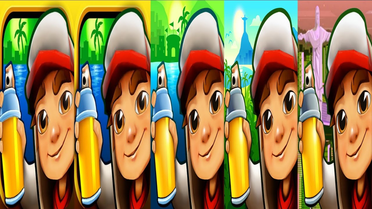 SUBWAY SURFERS RIO 2013 VS RIO 2015 VS RIO 2016 VS RIO 2018 VS RIO 2023