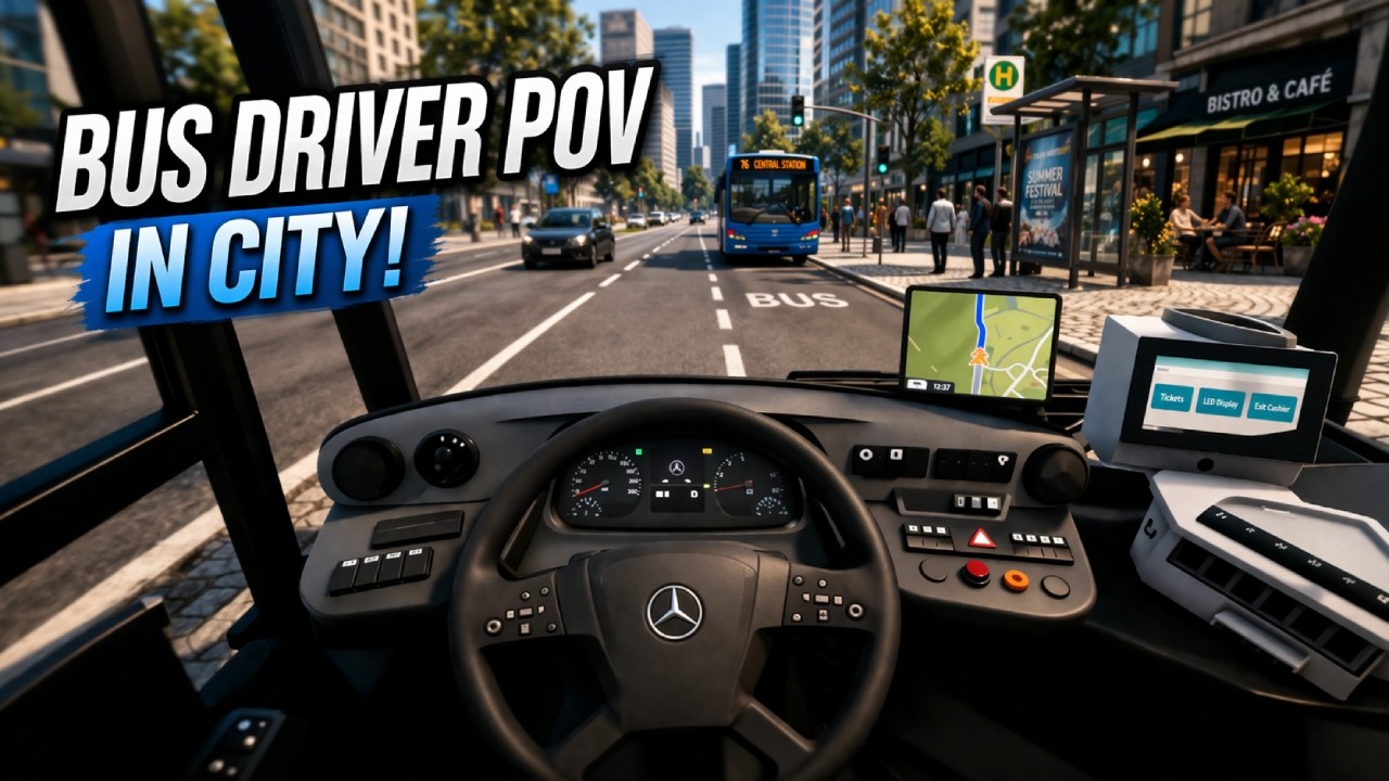 City Tour with Mercedes-Benz Citaro K - Bus Simulator 18