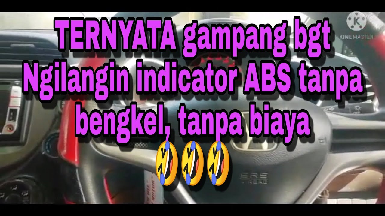 Cara mengatasi indicator ABS nyala. Mudah bgt tanpa biaya.