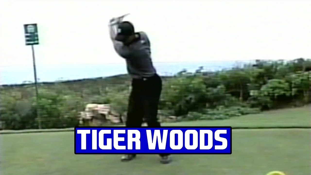 Tiger Woods Swings at 2002 PGA Grand Slam