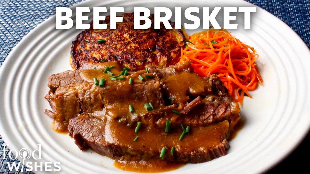 Easy Baked Beef Brisket - Food Wishes