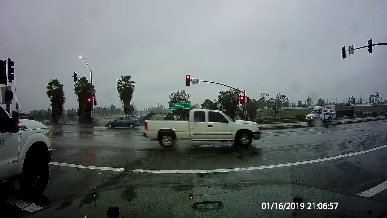 Idiot Running Red Light