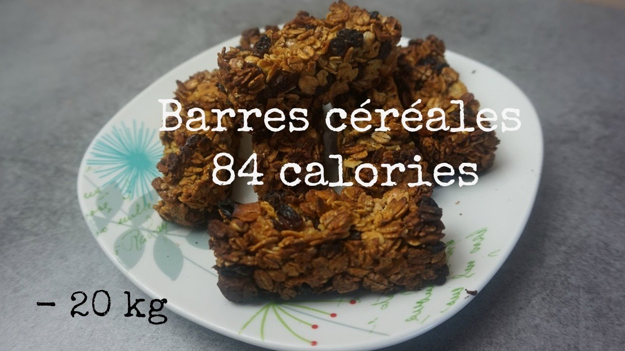 BARRES CÉRÉALES NOIX ET FRUITS SECS [PERTE DE POIDS]