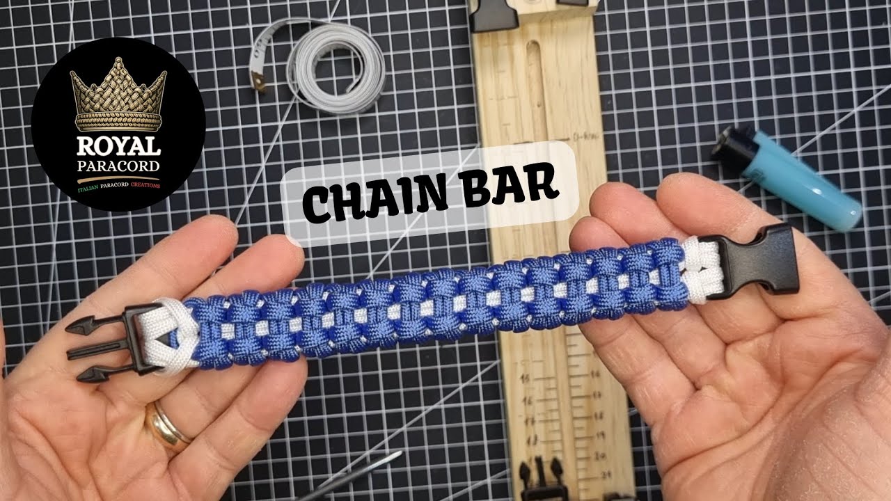 Bracciale Paracord CHAIN BAR Paracord Bracelet Tutorial