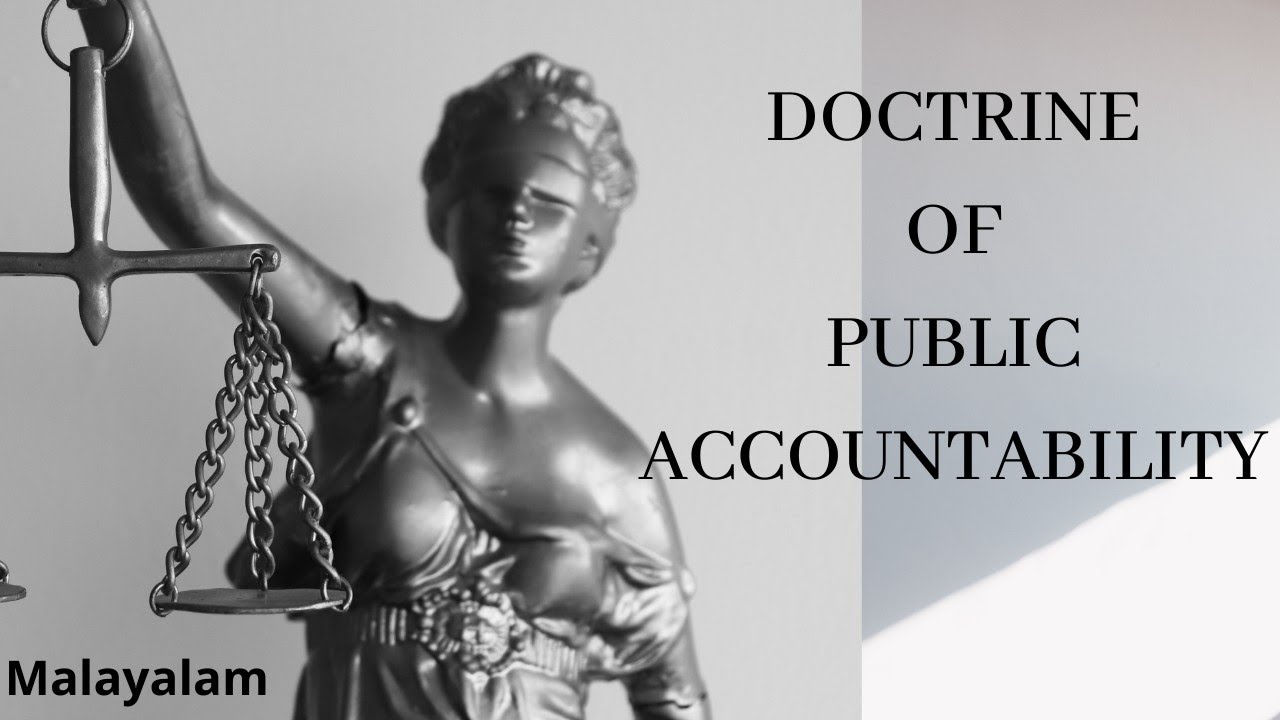 Doctrine Of Public Accountability | Indian Constitution