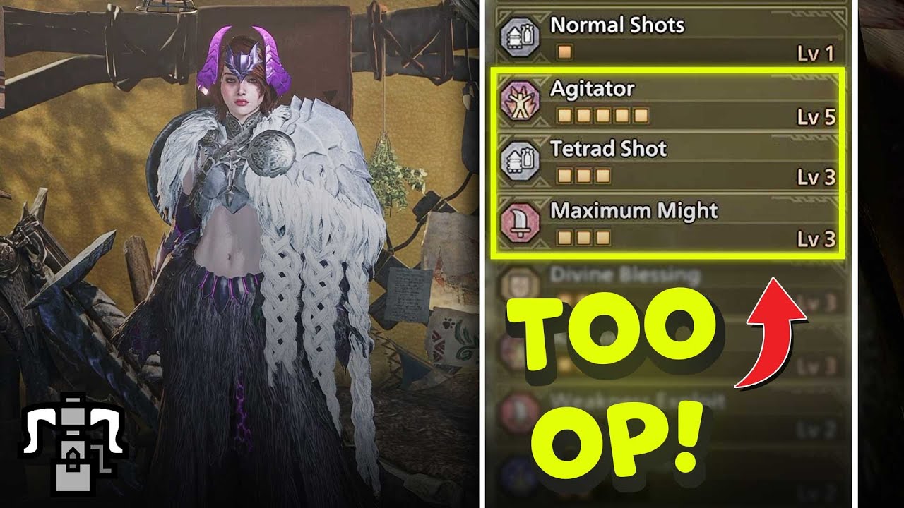 MH Wilds-Heavy Bowgun Max DPS Normal Ammo Build