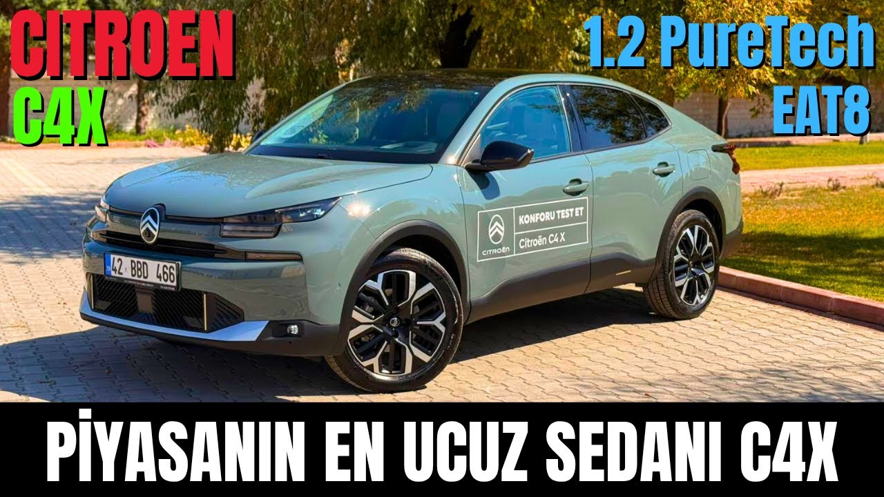 Citroen C4X 1.2 PureTech İnceleme / Piyasanın En Ucuz Sedanı Hem de En Dolusu