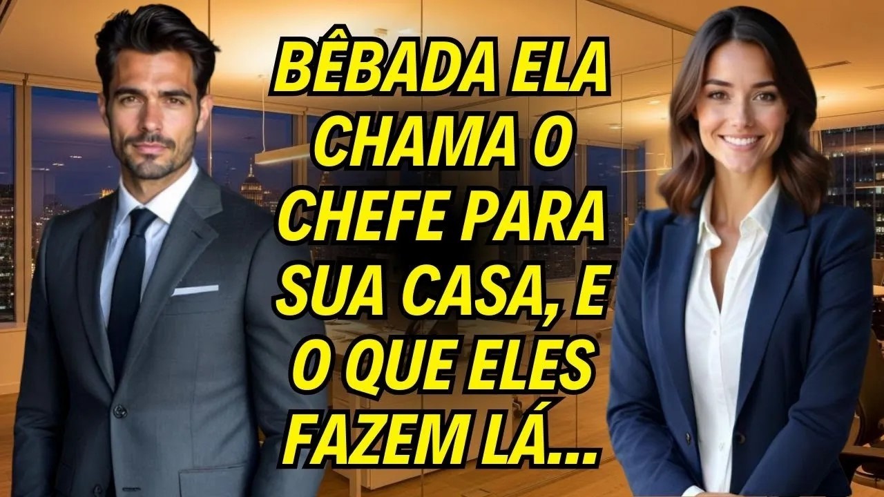 Bêbada Ela Chama O Chefe Para Sua Casa, E O Que Eles Fazem Lá...